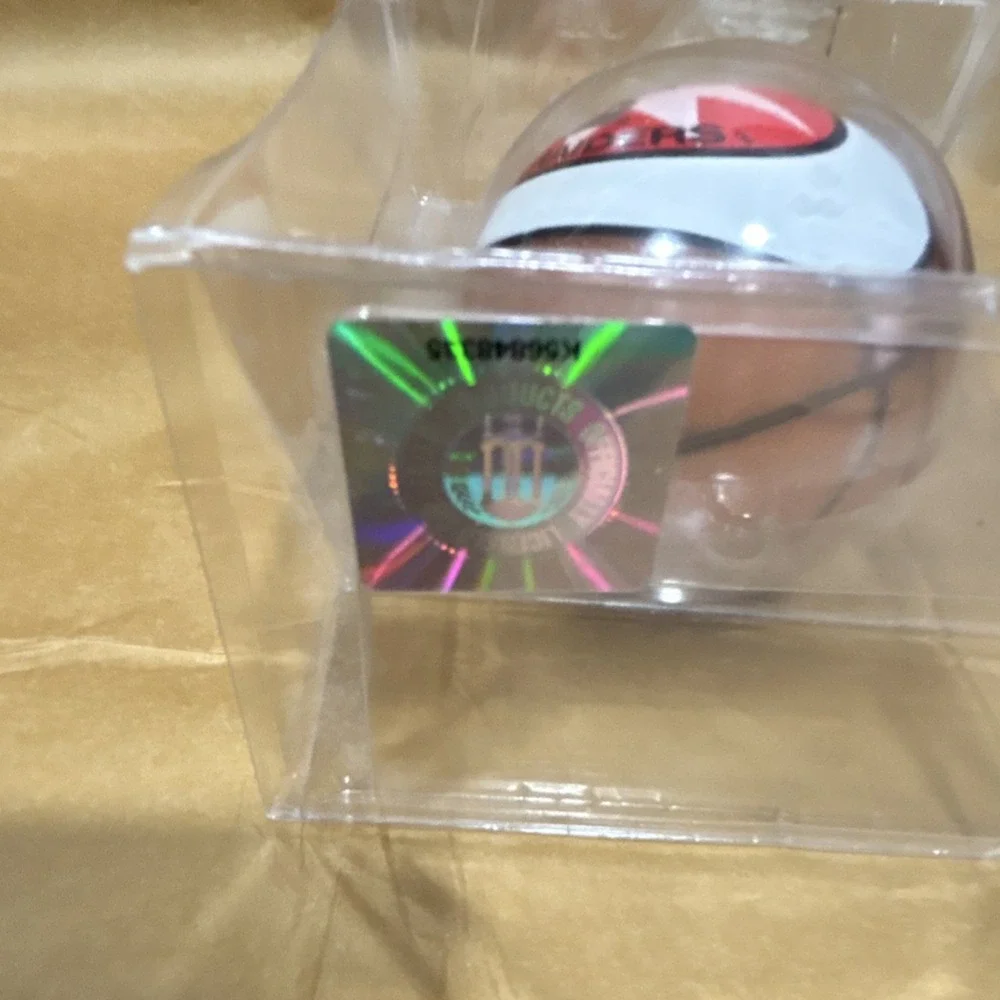 Texas Tech Red Raiders Basketball Ornament Display Box w/ Hologram COA